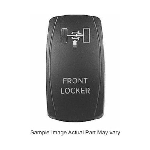 12-24V Car FRONT LOCKER 12V 20A Toggle Rocker Switch Blue LED Light 5Pin ON OFF