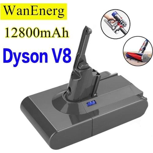 2021 12800mah 21.6v battery for Dyson V8 rechargeable battery for Dyson V8 absolute / fluffy / animal / Li ion vacuum cleaner