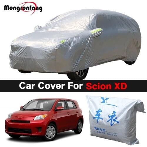 Full Car Cover For Scion XD 2008-2014 Outdoor Anti-UV Sun Shade Rain Snow Fog Dust Protection Auto Cover
