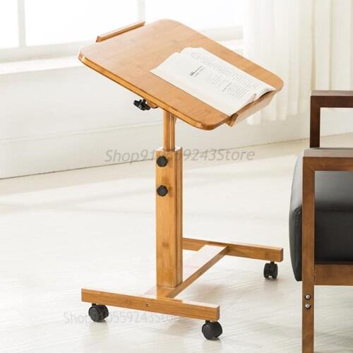 Home Computer Desk Bed Desk Lazy Table With Roller Movable Sofa Side Table A Few Corners And Small Square Table