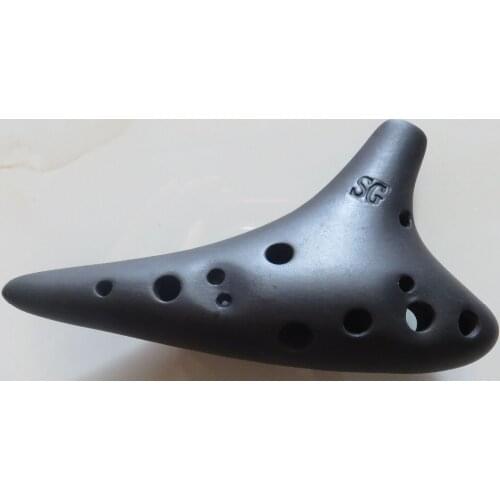 Smoked burn 12 holes Sg SG Ocarina flute gift Great sound