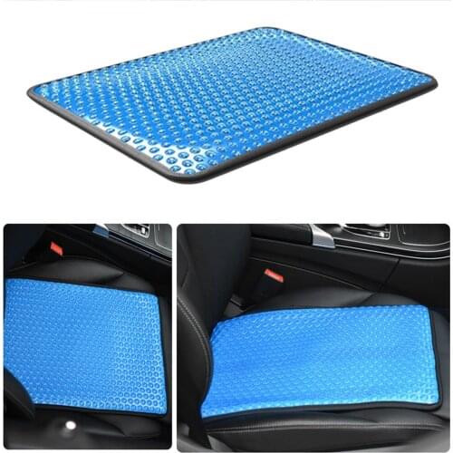 Breathable Seat Cushion Non-Slip Gel Cool Mat Office Chair Car Seat Cushion For Back Pain Relief Seat Cushion Gel Chair Cushion