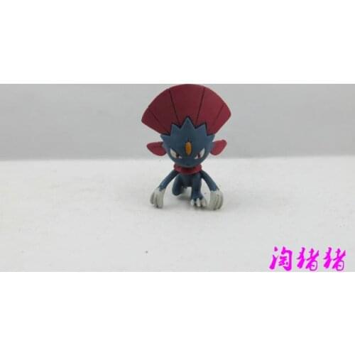 TOMY Pokemon Action Figure Authentic US Version of Anime Decoration Medium MC Weavile 4 Rare Out-of-print Model Toy