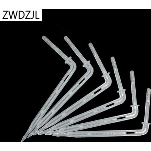 1/4 inch arrow dropper arrow drip system emitter drip Dripper Curved Greenhouse Irrigation 4/7mm Hose 200pcs