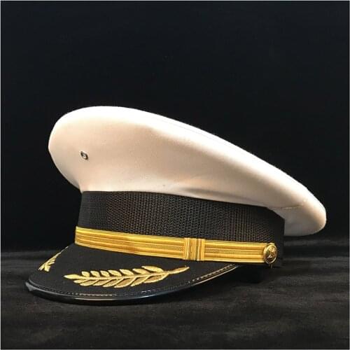 2019 Steampunk Women Men Military Hats Germany Officer Visor Cap Army Hat Cortical Police Cap Cosplay Hat Size S M L XL XXL