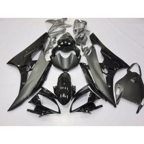 2021 WHSC Motorcycle Fairing Body Kit For YAMAHA R6 2006 black