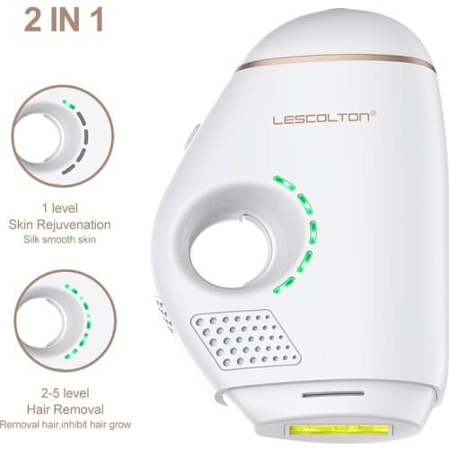 Newest Lescolton Permanent IPL Laser Epilator for Women Professional Photoepilator 600000 Flashes Painless Hair Remover Machine