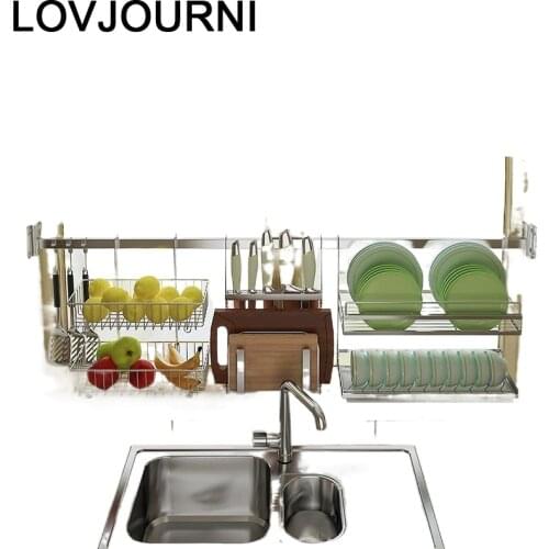Organisateur Organizer Cuisine Rangement Kuchnia Stainless Steel Cozinha Organizador Mutfak Cocina Kitchen Storage Rack Holder