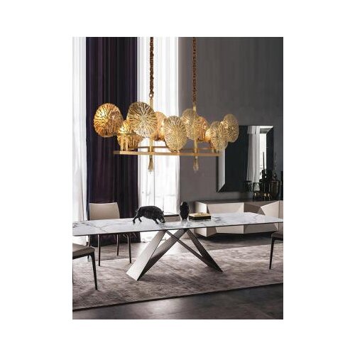 Modern light luxury all copper lamp creative personality American designer living room bedroom restaurant home decoration art si
