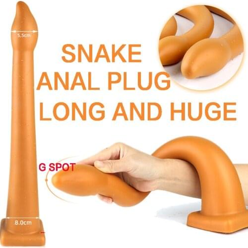 Super Long Dildo Anal Butt Plug Anus Dilators Vagina Masturbation Erotic Adult Sex Toys For Women Men SM Gay Anal Sex Shop