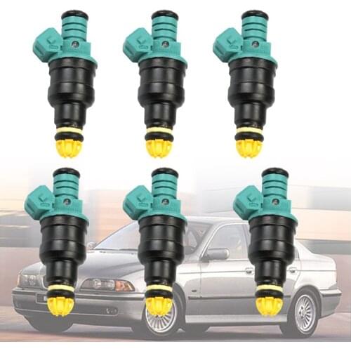 6pcs Fuel Injectors 0280150415 for BMW 323i 325i 525i M3 0 280 150 415