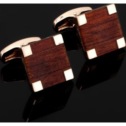 High Quality Men Cuff Links Vintage Mens Wedding Party Gift Classical rosewood Cufflinks Engraved silvery New Classic