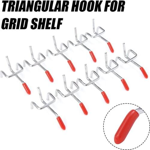 10/25pcs Peg Board Hooks Stainless Steel Single Pegboard Hooks Slat Wall Retail Display 25mm For Displaying Hanging Items