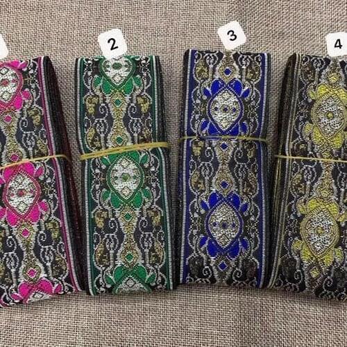 5cm ethnic style jacquard webbing,QC0417P