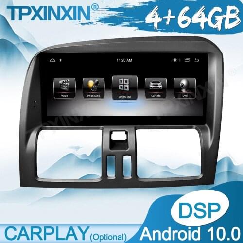 Wireless Carplay Android 10 For Volvo XC60 Right Peptide Unit Multimedia Player Auto Radio Tape Recorder GPS Navigation DSP IPS