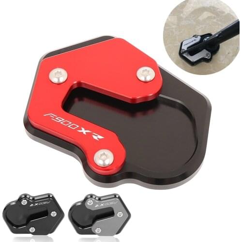For BMW F900XR F900R 2019 2020 2021 F900 XR Motorcycle Accessories CNC Kickstand Foot Side Stand Extension Support Plate Pad