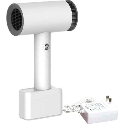 H7JB Cordless Rechargeable Hot and Cold Wind Hair Dryer Travel Wireless Blow Dryer for Art Painting Home Outdoor Camping