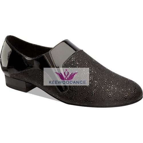 KeeWooDance Slip on MENS DANCE SHOES latin dance shoes ballroom dance shoes wedding shoes