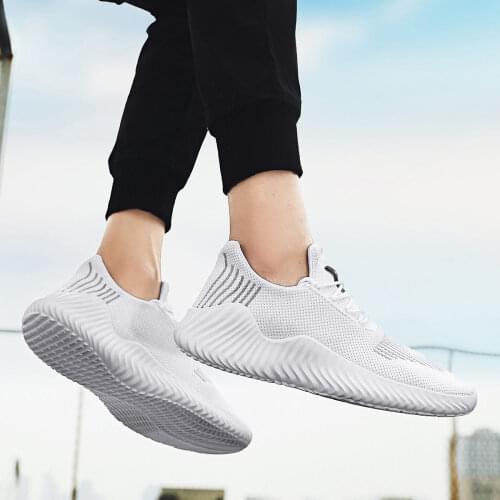 Trend 2020Thin Shoes Summer White Shoes Men Sneakers Ultralight Teen Shoes Without Lace Socks Style tenis masculino chaussure