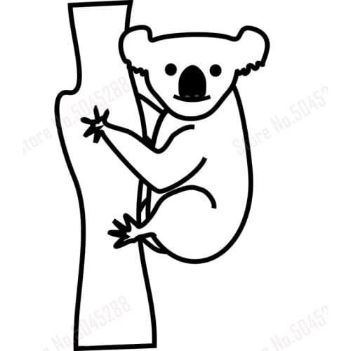 Sloth Design Decals Cute Animals Sloth Stickers Love Animals Protect Nature Decorative Car Stickers H112