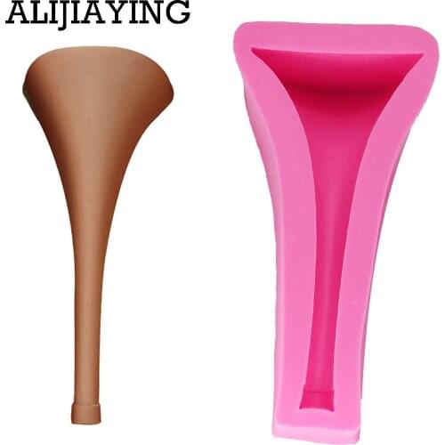M0293 1Pcs Fondant Cake 3D Silicone Mold High Heel Mould Lady Shoe Mold For Wedding Cake Decoration Baking Tool