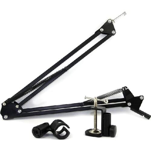 Mic Arm Stand Microphone Suspension Boom Scissor Holder for studio Broadcast PN