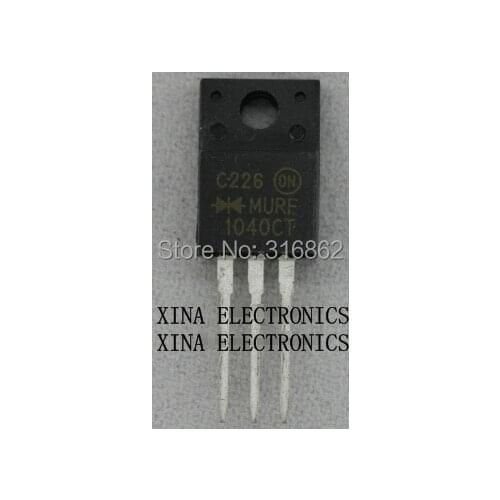 MURF1040CT MURF 1040CT U1040CT 10A 400V TO-220F ROHS ORIGINAL 20PCS/lot Free Shipping Electronics composition kit