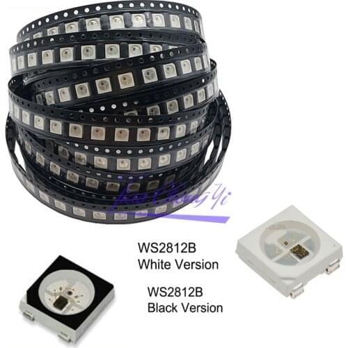 New WS2812B LED Chip WS2812 IC in LED Chip SMD 5050 RGB For Strip Display Screen DC5V Individually Addressable