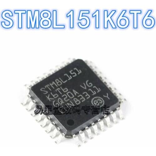 1PCS 100% new original authentic STM8L151K6T6 QFP-32 8L151K6T6 QFP32 8-bit microcontroller chip