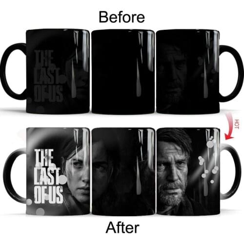 The Last of Us Part 2 Ellie Video Games 11oz Ceramic Magic Color Changed Coffee Tea Mug Cup