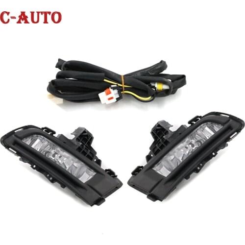 2PCS Car Front Bumper Fog Light Left and Right Anti-Fog Light For Mazda 3 M3 2003 2004 2005 2006 2007 2008 2009 car-styling