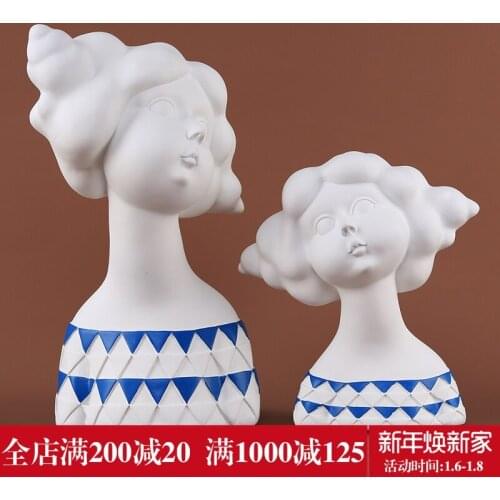 Northern Europe creative girl singh ruina resin place household sitting room childrens room TV ark between model adornment