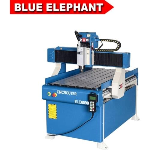 Blue Elephant production table top cnc router 6090 high value advertising router cnc for cheap guitars