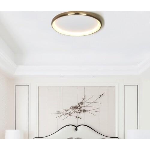 Modern Round Remote Control LED Ceiling Lighting Dimmable Energy-saving Ceiling Lamp Living Room Bedroom Study Indoor Decor Lamp