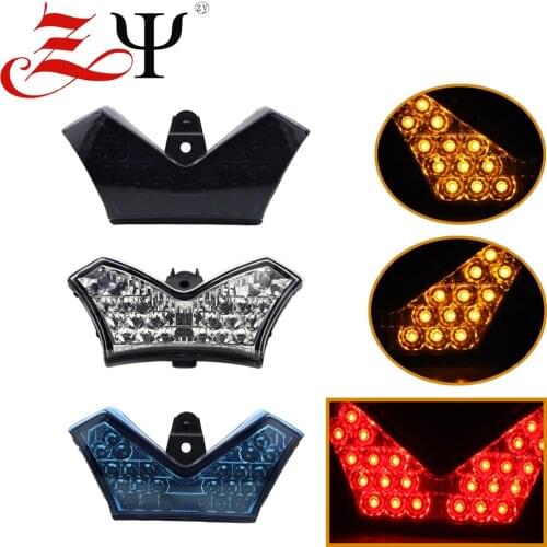 Rear Tail Light Brake Turn Signals Integrated LED Light For Kawasaki ZX-14R ZZR1400 2006-2015