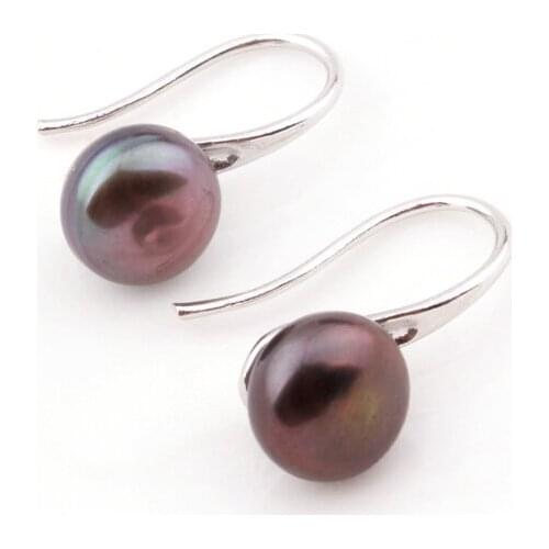 2019 High Heel 7-8mm Freshwater Pearl Earrings For Woman Christmas Gift Fashion Style 5 Color Earrings 1 Set