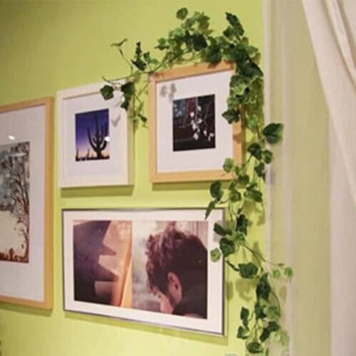 1pc Green Home Decor 2.5m Delicate Artificial Ivy Leaf Garland Plants Vine Fake Foliage Flowers Beatiful Party Wedding Supplies