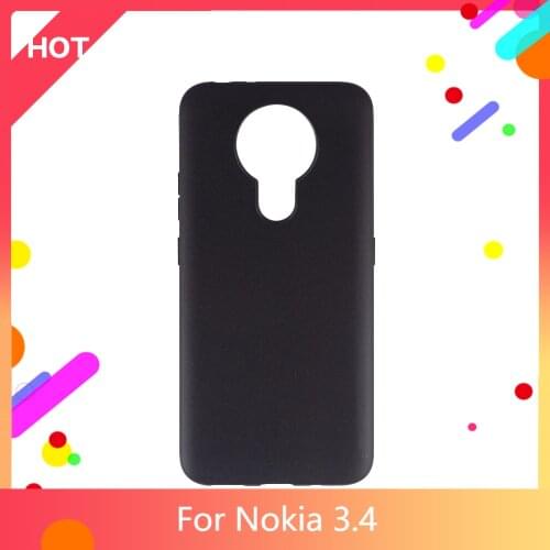 3.4 Case Matte Soft Silicone TPU Back Cover For Nokia 3.4 Phone Case Slim shockproof
