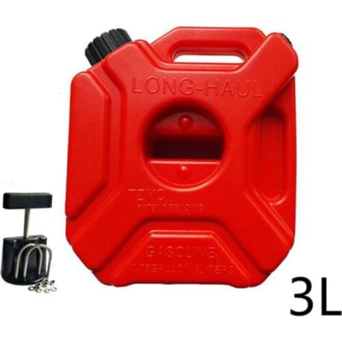 3L Red Mount Motorcycle Gas Diesel Petrol Fuel Container Oil Tank Safety Gasoline Fuel-jugs For Car Motorcycle Accessories