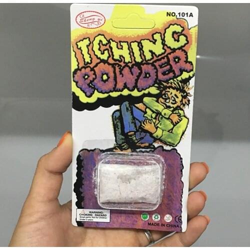 5pcs/set Itch Powder Tricky Toys April Fools Day Novelty Gift Safety Non Toxic Children Adult Party Fun Spoof Necessary Toys