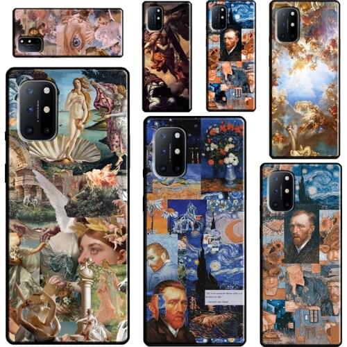Renaissance Famous painting Collage For Realme C3 C11 C15 C21 GT Neo Q3 6 7 8 Pro Phone Case For OnePlus 8 7 9 Pro Nord 7T 8T