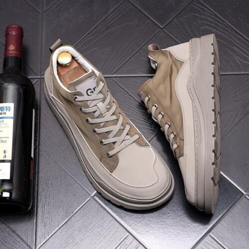 2021 New Mens Luxury Fashion Thick Bottom Causal Flat Rock Shoes Hip-hop Punk Loafers Sports Sneakers For Zapatillas Hombre