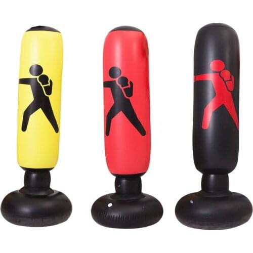 Fitness Inflatable Punching Bag Stress Punch Tower Fight Exercise Speed Stand N58B