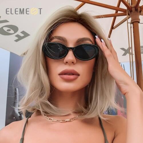Element 12 inch Synthetic Bob Wig for Women Side Fringe High Density Heat Resistant Hair Wigs Party Daily Wear Natural Headline