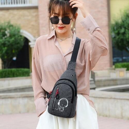 Fanny Pack Women Small Bag Wild Messenger Bag Fashion One Shoulder Print Chest waist Bag Dropshipping sac banana femme 2021 Sale