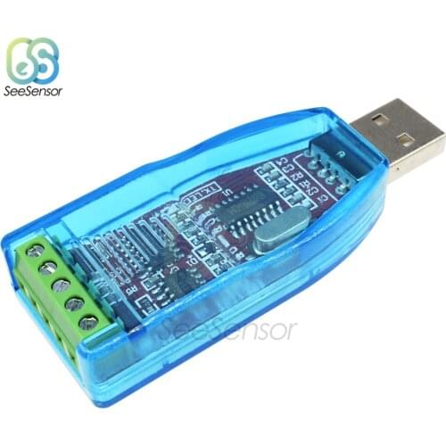 Industrial USB To RS485 Converter Adapter Upgrade Protection RS485 Converter Compatibility V2.0 Standard RS-485 A Connector