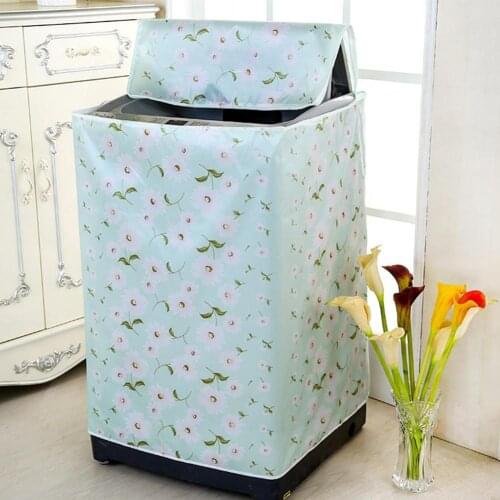 Home Washing Machine Dustproof Cover Waterproof Case Bathroom Washing Machine Protective Zipper Cover Sunscreen Organizer