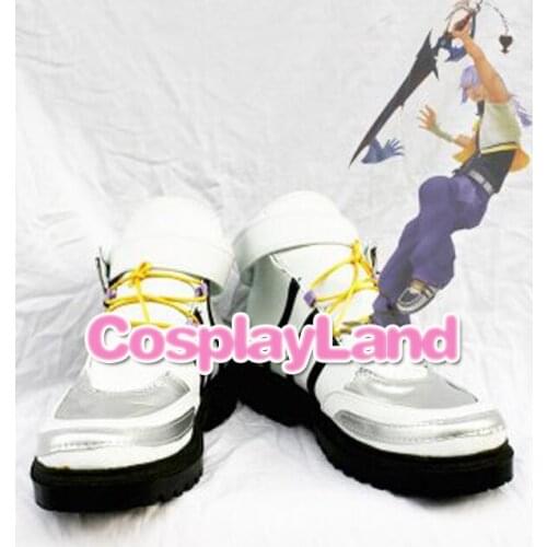Customize Boots Kingdom Hearts II Cosplay Riku Cosplay Shoes Custom Any Size Anime Party Boots