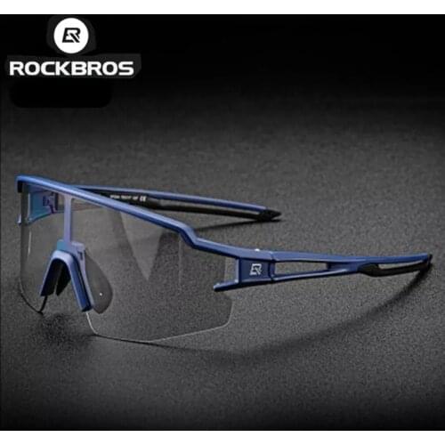 ROCKBROS Photochromic Cycling Sunglasses Polarized Built-in Myopia Frame Sports Sunglasses Men Women Glasses Cycling Eyewear