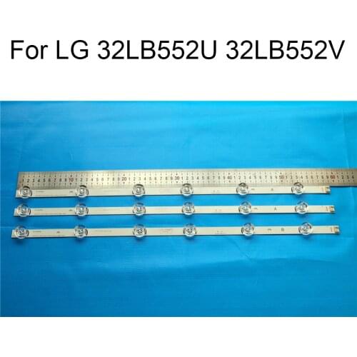 Brand New LED Backlight Strip For LG 32LB552U 32LB552V 32 LCD TV Repair LED Backlight Strips Bars A B Strip With Thermal tape